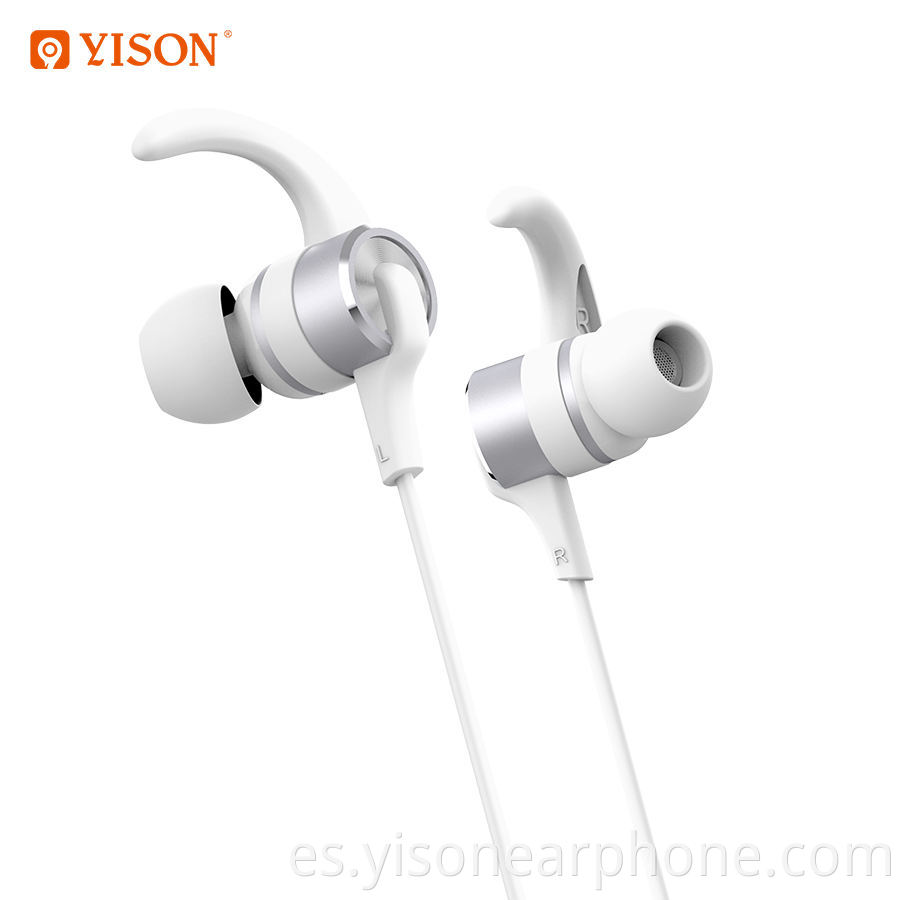 YISON EX230 auriculares con cable de alta calidad, auriculares con cable de metal de graves altos con micrófono